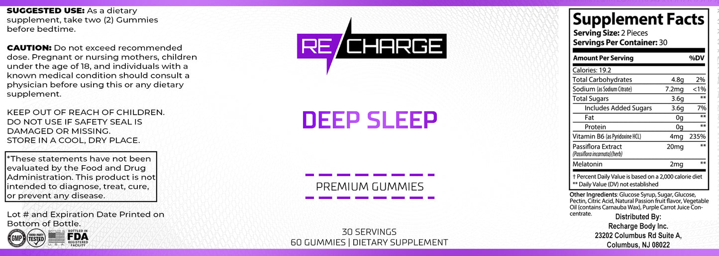 Deep Sleep Gummies